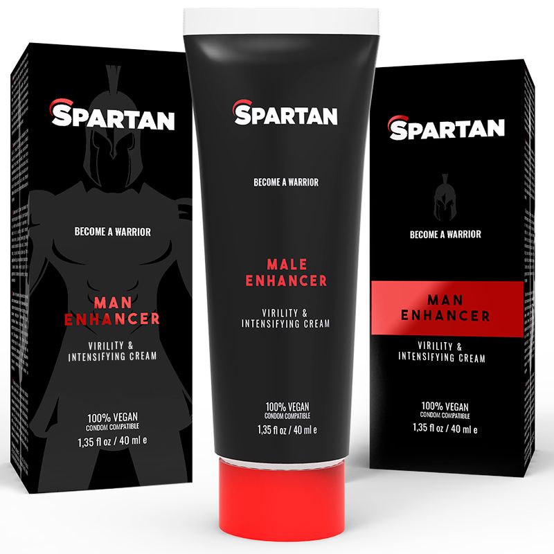 SPARTAN - GEL DI COPPIA CREMA VIRILITÀ E INSENSIFICANTE 100% VEGAN SPARTAN