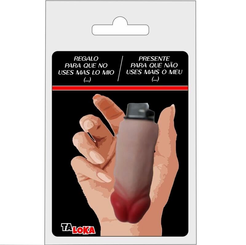 TALOKA - FANTASTICO ACCENDINO A FORMA DI PENE COLOR CARNE TALOKA