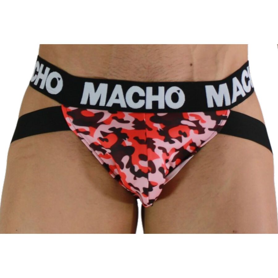 MACHO - MX28MR JOCK MILITARE ROSSO S MACHO UNDERWEAR