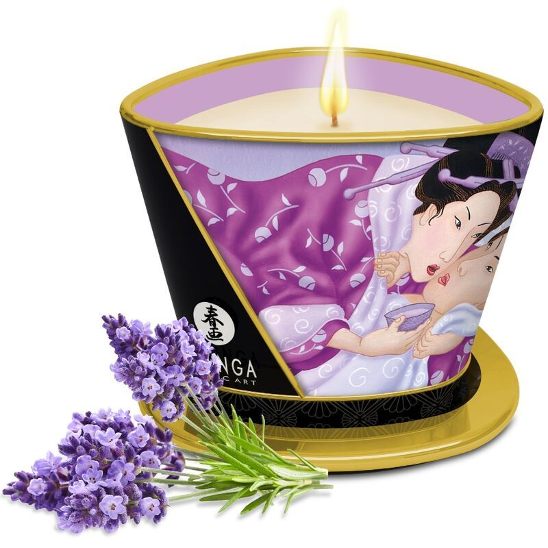 SHUNGA - CANDELA DA MASSAGGIO LAVANDA 170 ML SHUNGA CANDLES