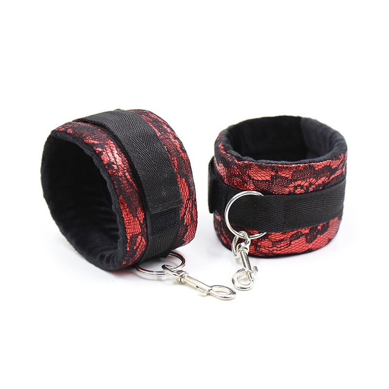 OHMAMA FETISH - MANETTE IN VELLUTO CON NASTRO IN NYLON OHMAMA FETISH
