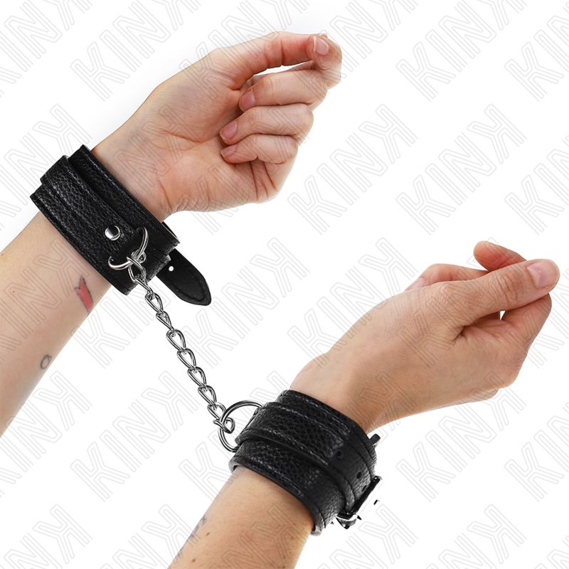KINK - RESISTENZA DA POLSO CON MOTIVO SERPENTE NERO REGOLABILE 20-28 CM X 5,4 CM KINK WRIST RESTRAINT