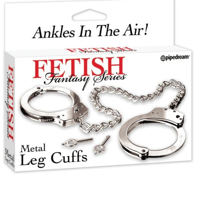 FETISH FANTASY SERIES - POLSINI PER GAMBE IN METALLO SERIE FETISH FANTASY SERIES