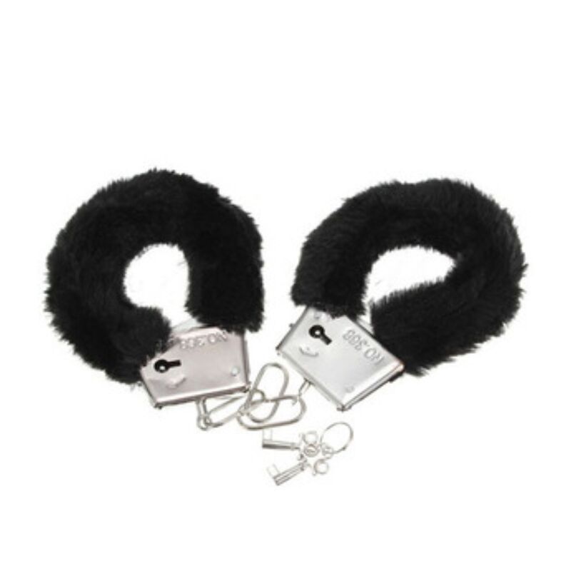 DIABLO PICANTE - MANETTE PELOSE PLEASURE NERE DIABLO PICANTE