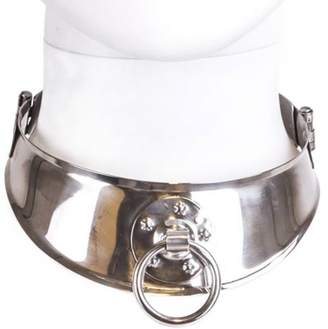 METAL HARD - COLLARE DI TRATTENUTA CON ANELLO METAL HARD