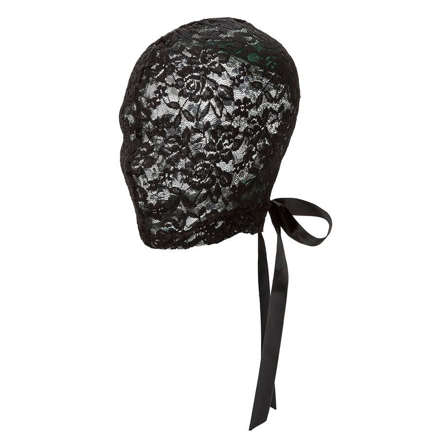 CALEXOTICS - SCANDAL  PASSAMONTAGNA IN PIZZO NERO CON FIOCCO CALEXOTICS
