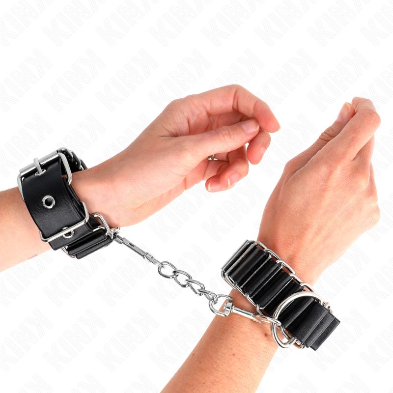 KINK - TENUTA DA POLSO SOTTILE A CERNIERA NERA REGOLABILE 16-22 CM X 3,5 CM KINK WRIST RESTRAINT