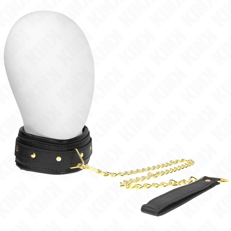 KINK - COLLANA CON CINTURINO IN SIMILPELLE SPUGNA MODELLO 1 REGOLABILE 37-54 CM X 3 CM KINK COLLAR &amp; GAG