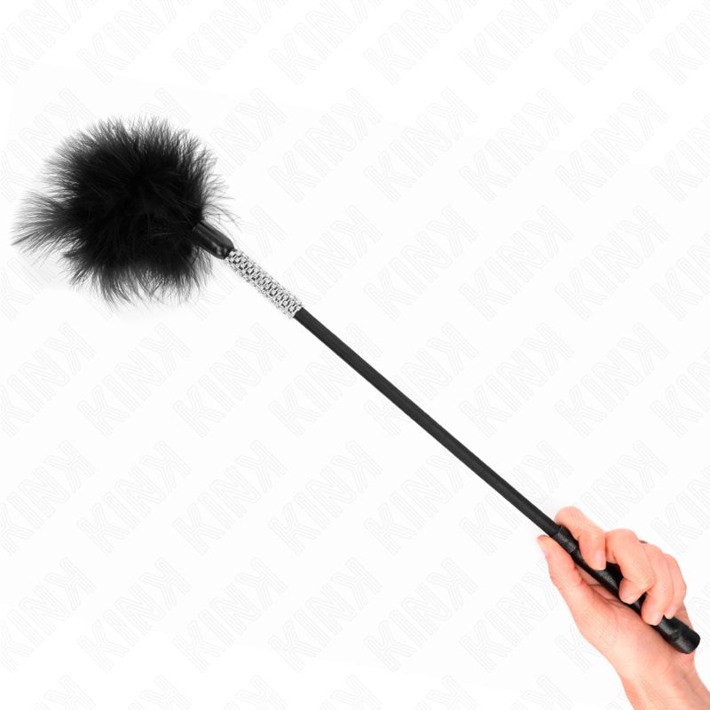 KINK - PIUME TICKLE CON MANICO STRASS 50 CM KINK IMPACT &amp; TOUCH