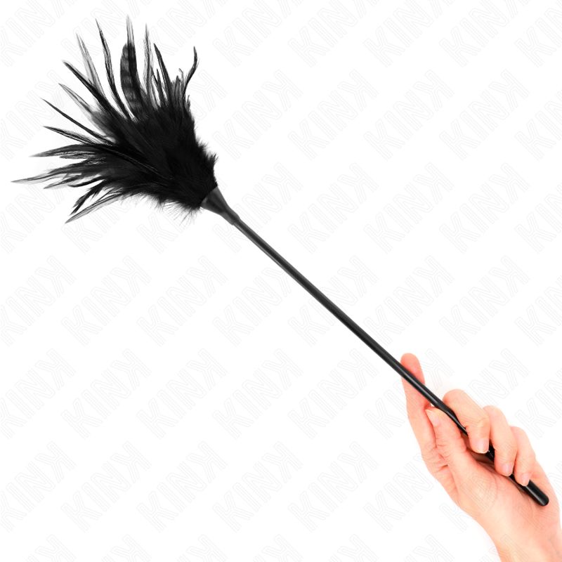 KINK - PIUME MULTIPLE NERE TICKLE 45 CM KINK IMPACT &amp; TOUCH