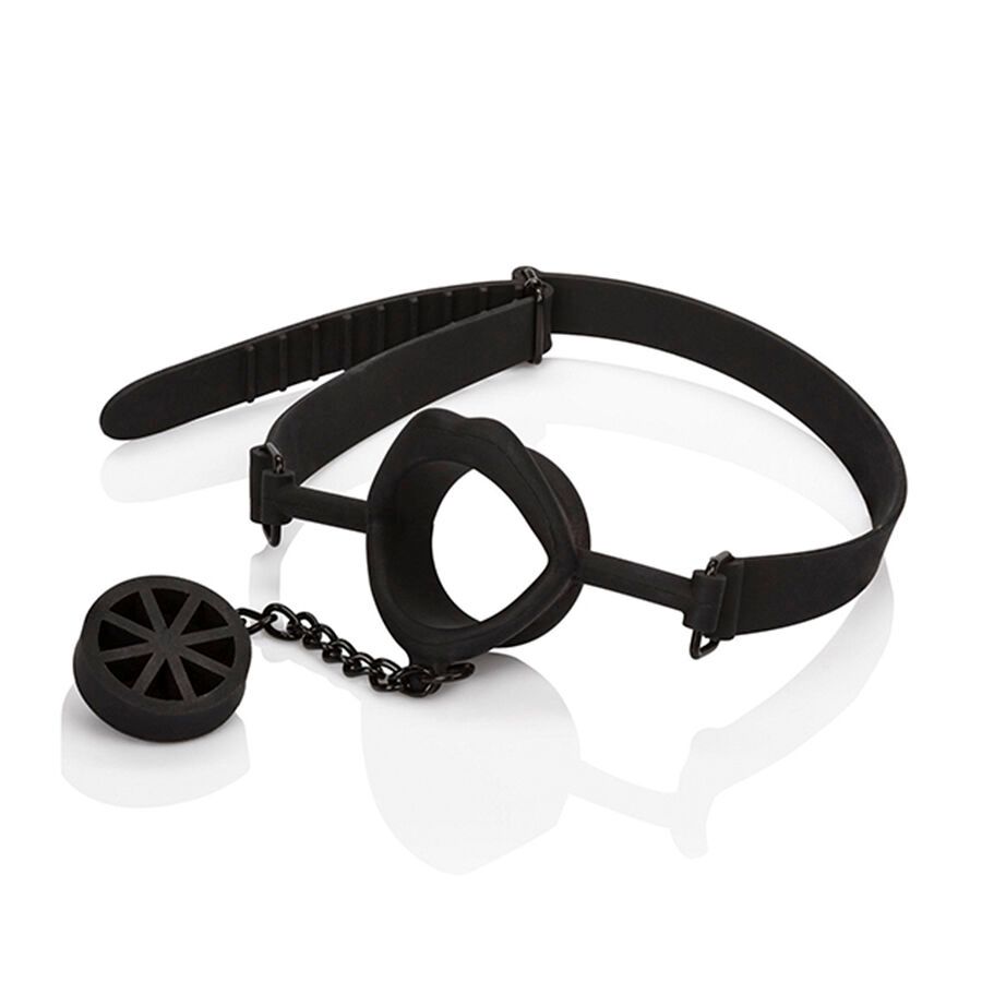 CALEXOTICS - SCANDAL BAFFO CON TAPPO IN SILICONE NERO CALEXOTICS