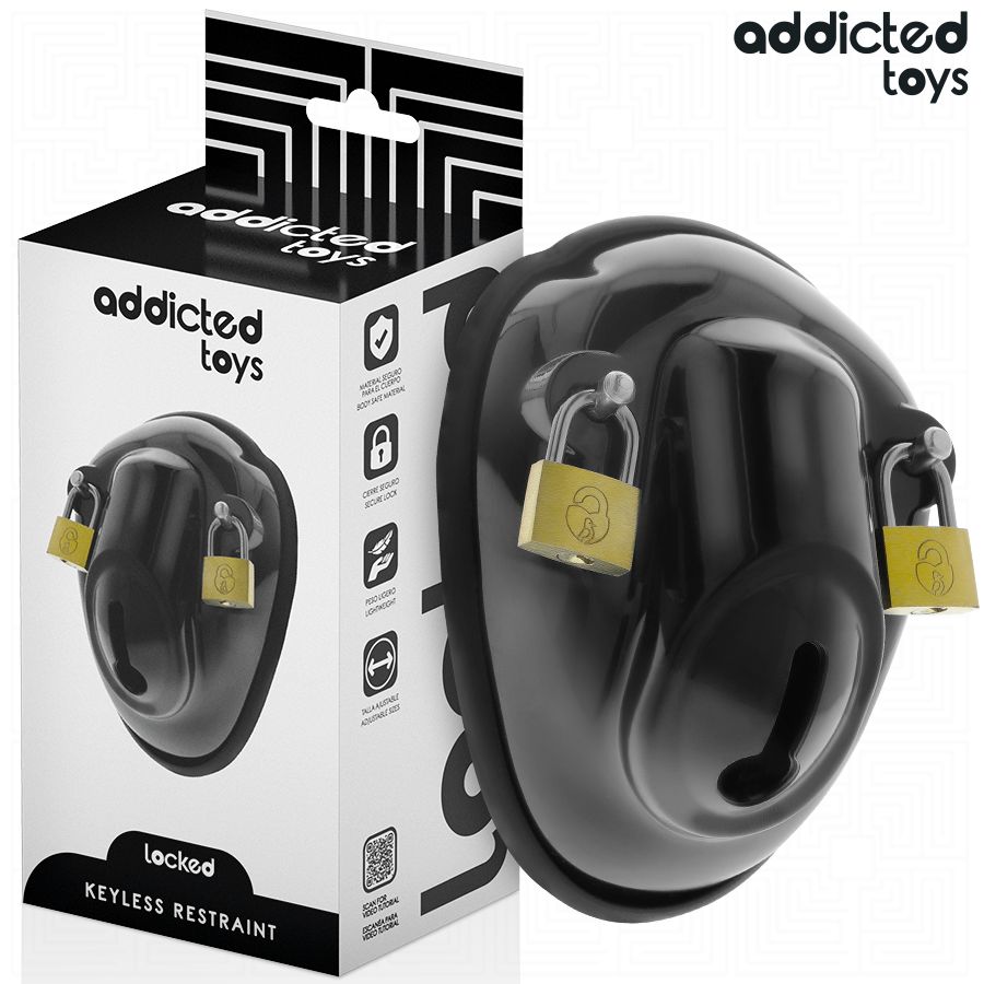 ADDICTED TOYS LOCKED - GABBIA PER PENE SENZA CHIAVE 11,5 CM ADDICTED TOYS LOCKED