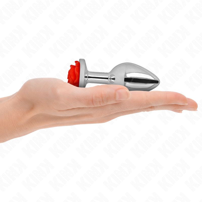 KINK - PLUG ANALE ROSA ROSSO TAGLIA M KINK PLEASURE PLUGS