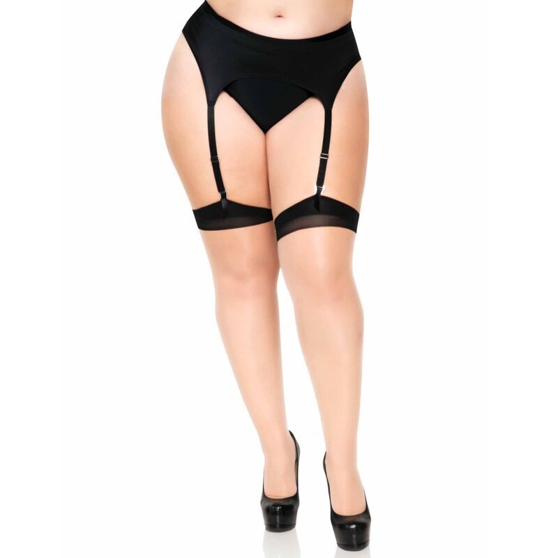 LEG AVENUE - COSTUME IN LYCRA 2 TONI CON CUCITURA POSTERIORE E TACCO CUBANO LEG AVENUE HOSIERY