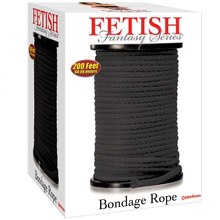 FETISH FANTASY SERIES - CORDA BONDAGE SERIE NERA 60,96 METRI FETISH FANTASY SERIES