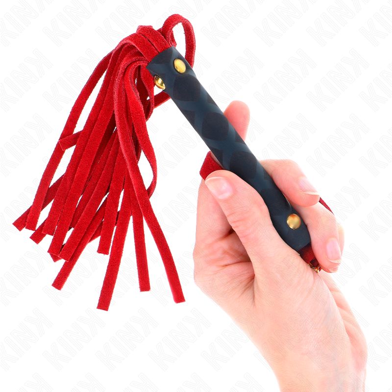 KINK - MINI FRUSTA IN CAMOSCIO ROSSO 30 CM KINK IMPACT &amp; TOUCH