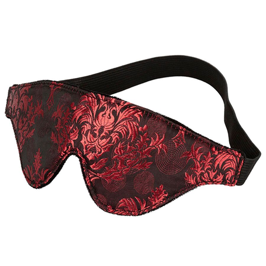 CALEXOTICS - SCANDAL MASCHERA OCCHI OPACA CON DETTAGLI ROSSI CALEXOTICS