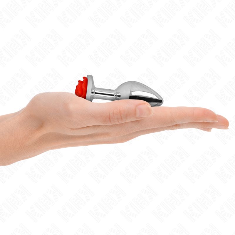 KINK - PLUG ANALE ROSA ROSSO TAGLIA S KINK PLEASURE PLUGS