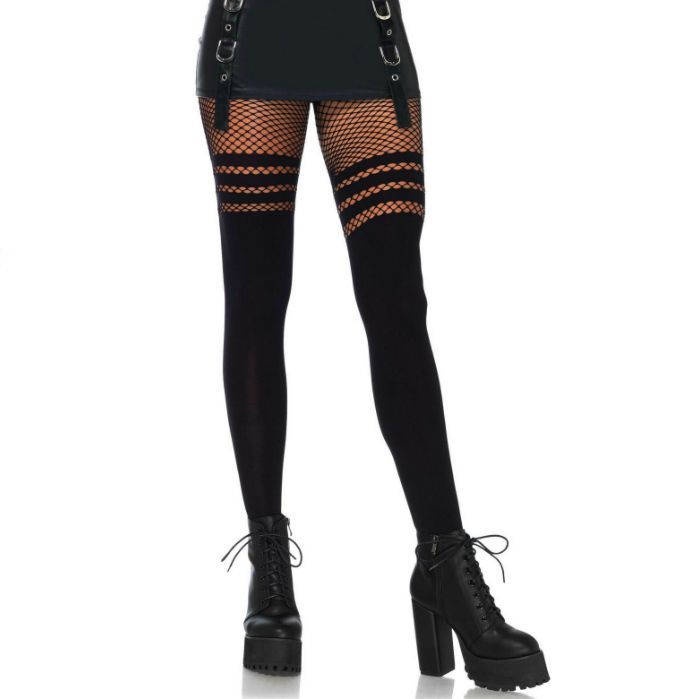 LEG AVENUE - COLLANT CON RIGHE FISNHET LEG AVENUE HOSIERY