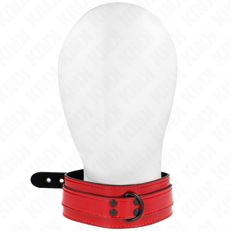 KINK - COLLANA REGOLABILE VINO ROSSO 37,5-49,5 CM X 5 CM KINK COLLAR &amp; GAG