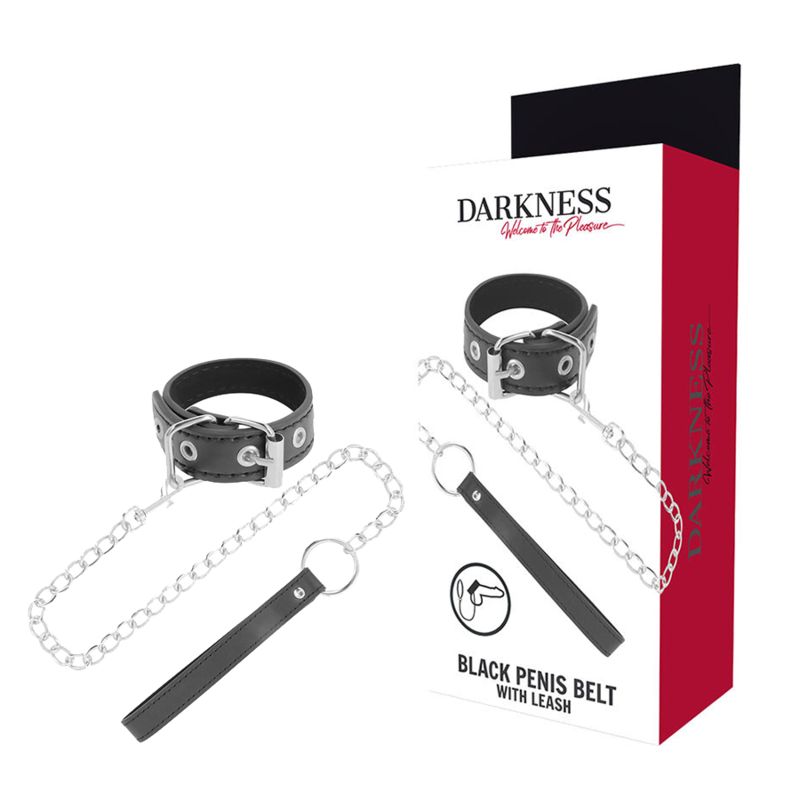 DARKNESS - ANELLO PER PENE CON CINTURINO DARKNESS BONDAGE