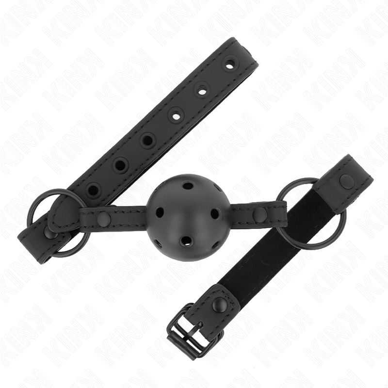 KINK - PALLA IN NEOPRENE 4.5 CM GAG 63.5 X 2 CM REGOLABILE 41 X 59 CM KINK COLLAR &amp; GAG
