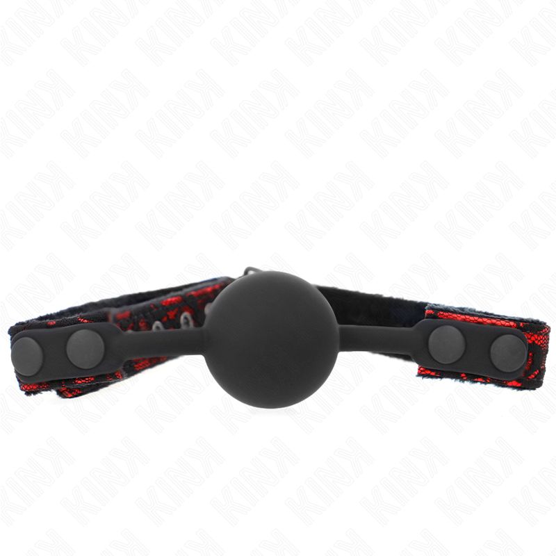 KINK - SFERA IN SILICONE SCANDALO 4 CM MODELLO GAG 1 65 x 2 CM KINK COLLAR &amp; GAG