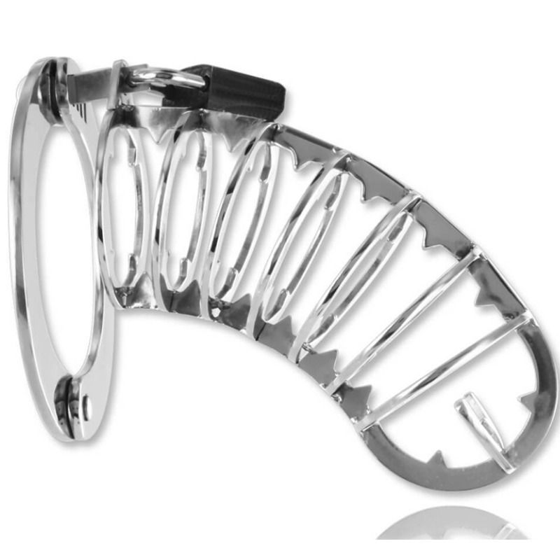 METAL HARD - GABBIA PER PENE METALLICA CON CHIUSURA DI SICUREZZA 14 CM METAL HARD