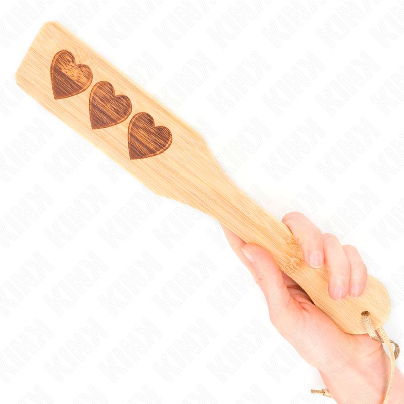 KINK - PALLET IN BAMBÙ DESIGN CUORE 32 X 5,5 CM KINK IMPACT &amp; TOUCH