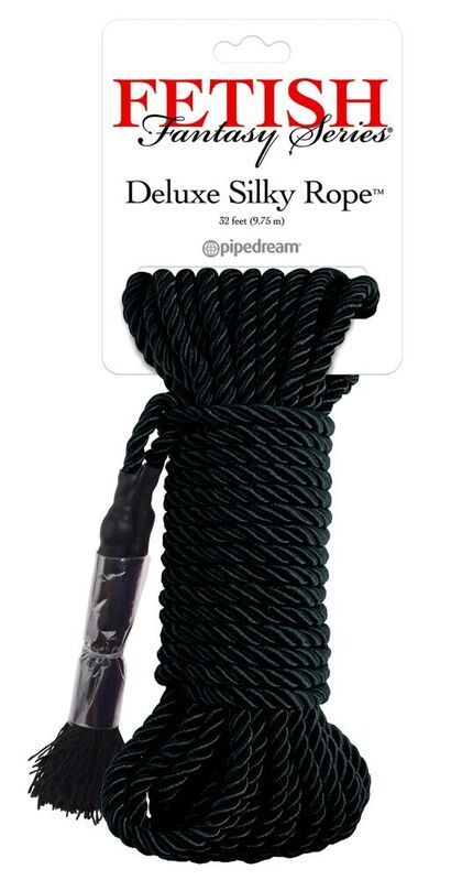 FETISH FANTASY SERIES - CORDA DI SETA DELUXE NERA 9,75 M FETISH FANTASY SERIES