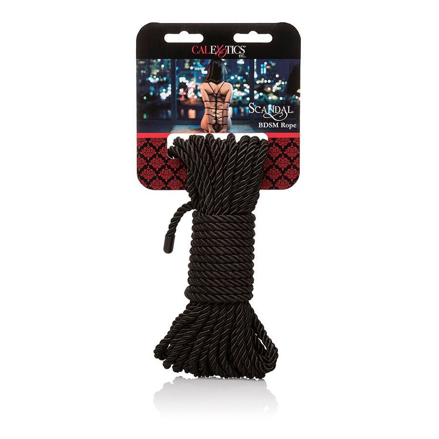 CALEXOTICS - SCANDAL CORDA NERA BDSM 10 M CALEXOTICS