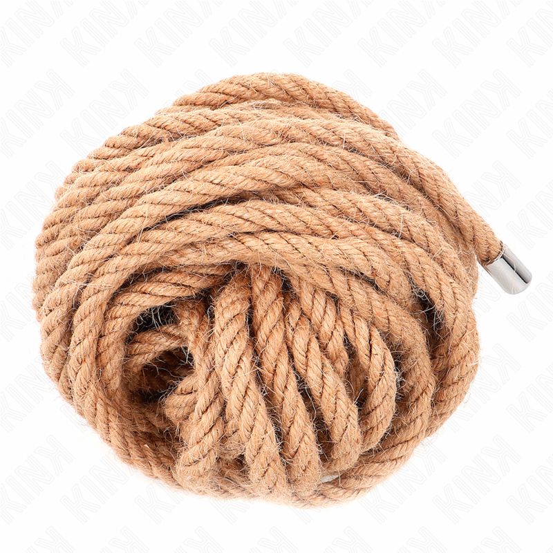 KINK - CORDA DI CANAPA CON TESTA IN METALLO 10 METRI KINK ROPE ARTS