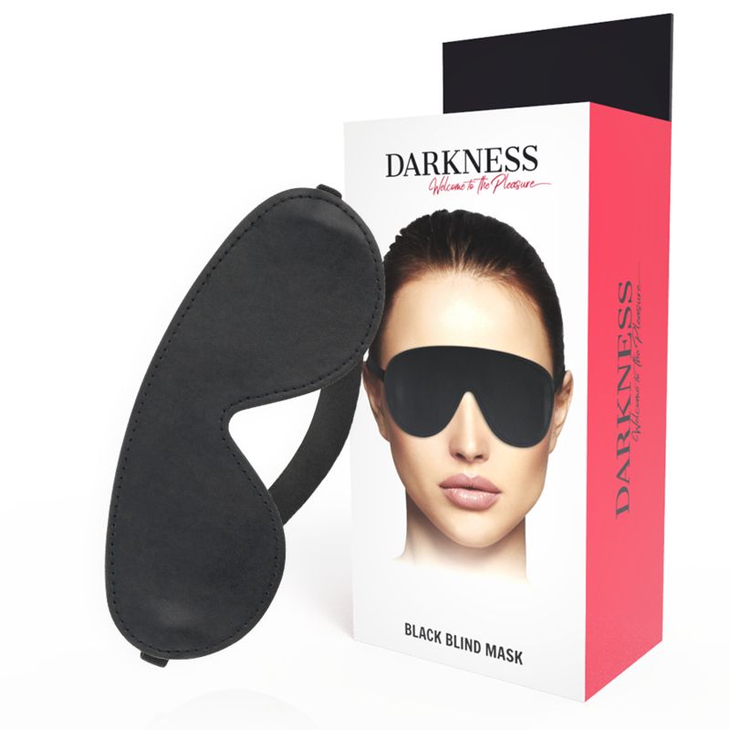 DARKNESS - MASCHERA NERA DI ALTA QUALIT DARKNESS BONDAGE