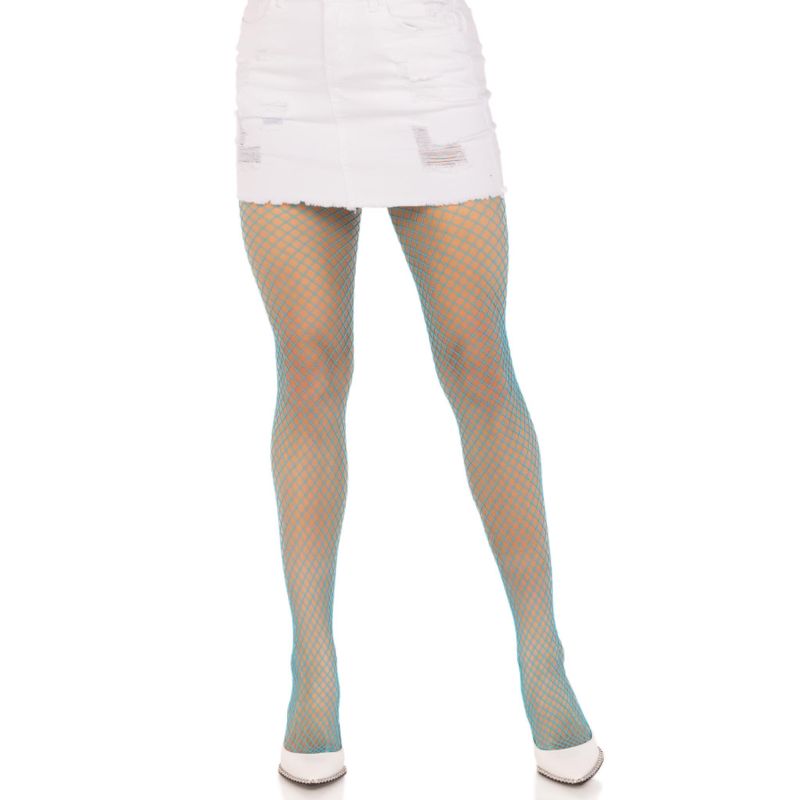 LEG AVENUE - COLLANT A RETE IN LYCRA BLU LEG AVENUE HOSIERY