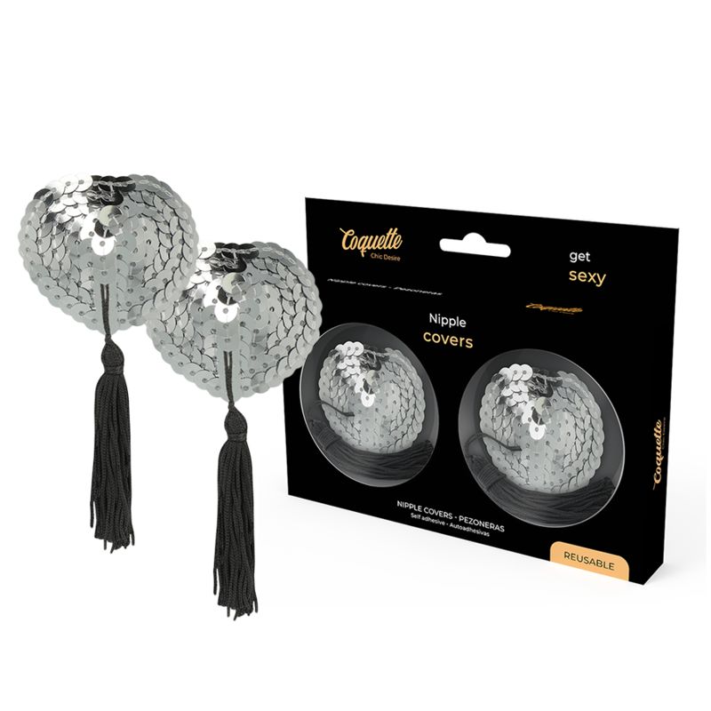COQUETTE CHIC DESIRE - COPRI CAPEZZOLO ARGENTO COQUETTE ACCESSORIES