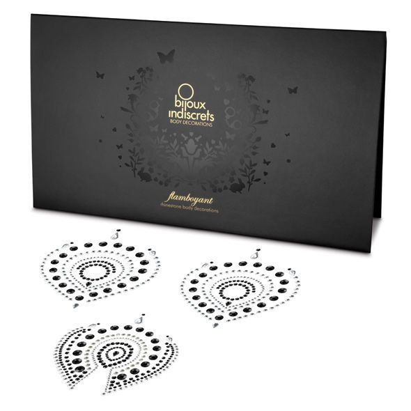 BIJOUX - INDISCRETS FLAMBOYANT NERO &amp; ARGENTO BIJOUX DESIRE METALLIQUE