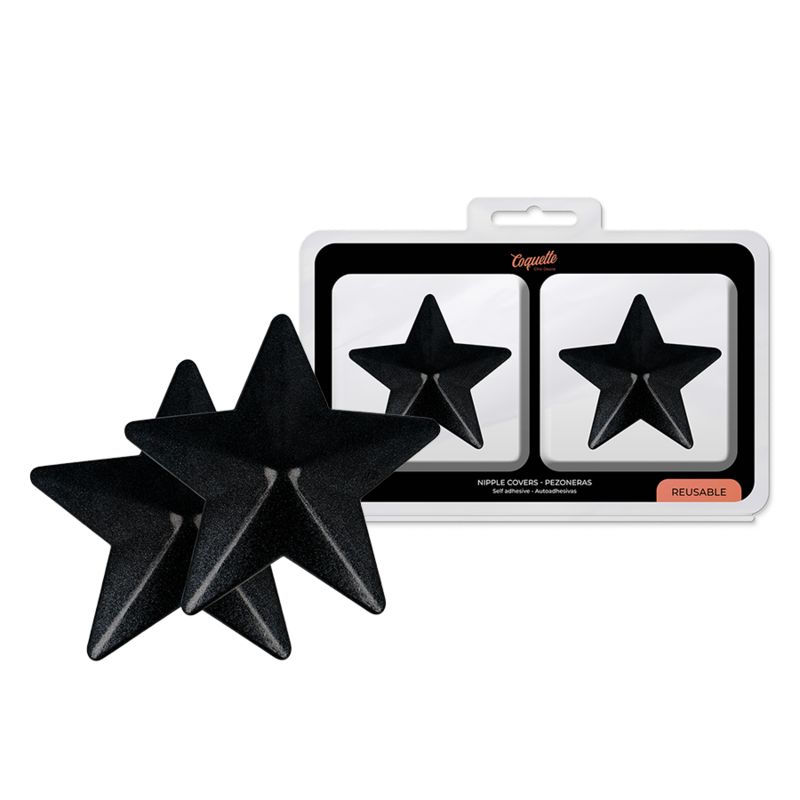 COQUETTE CHIC DESIRE - COPRI CAPEZZOLI BLACK STARS COQUETTE ACCESSORIES