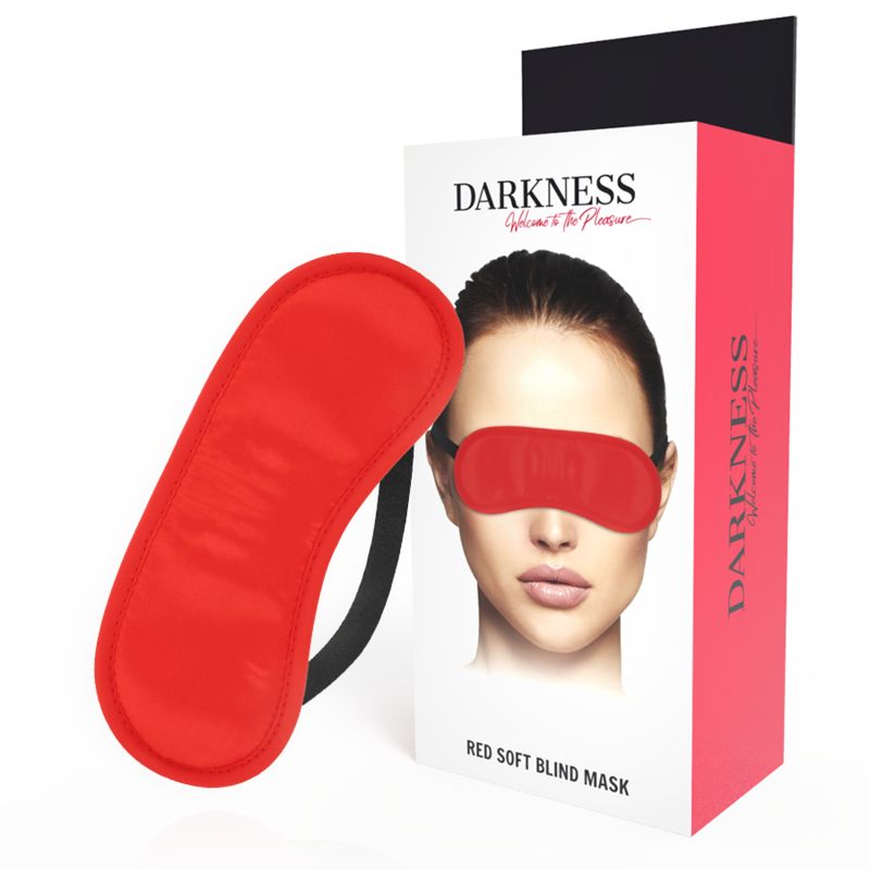 DARKNESS - MASCHERA ROSSA LISCIA DARKNESS BONDAGE