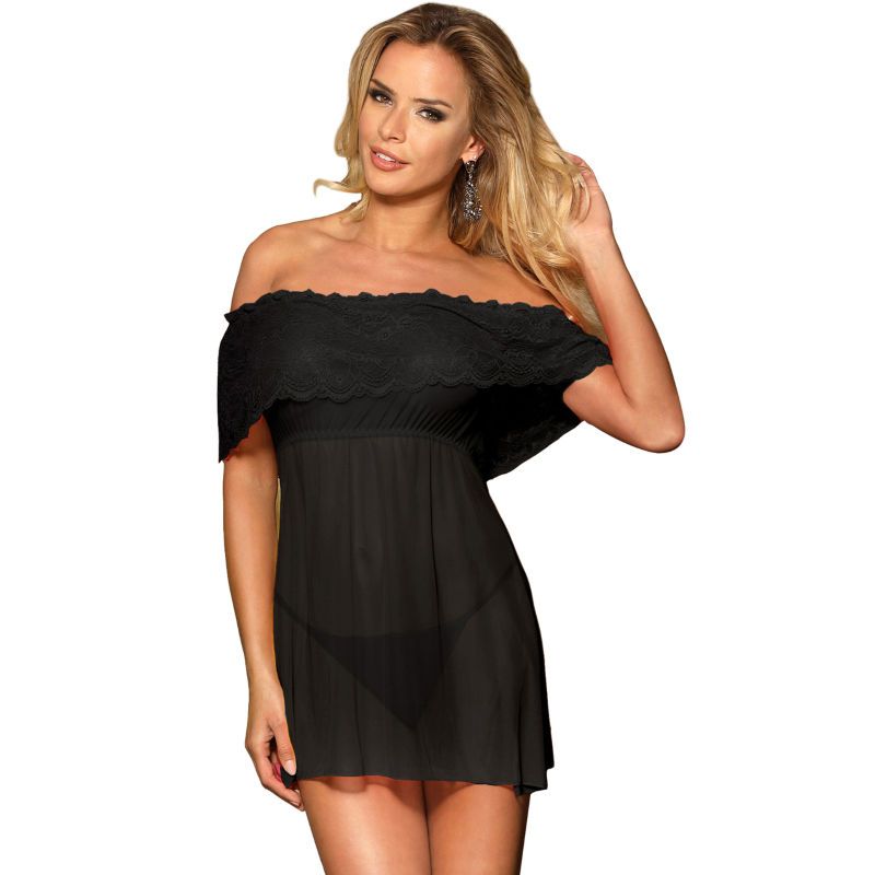 SUBBLIME - DRESSES ABITO CORTO + PERIZOMA NERO S / M SUBBLIME DRESSES