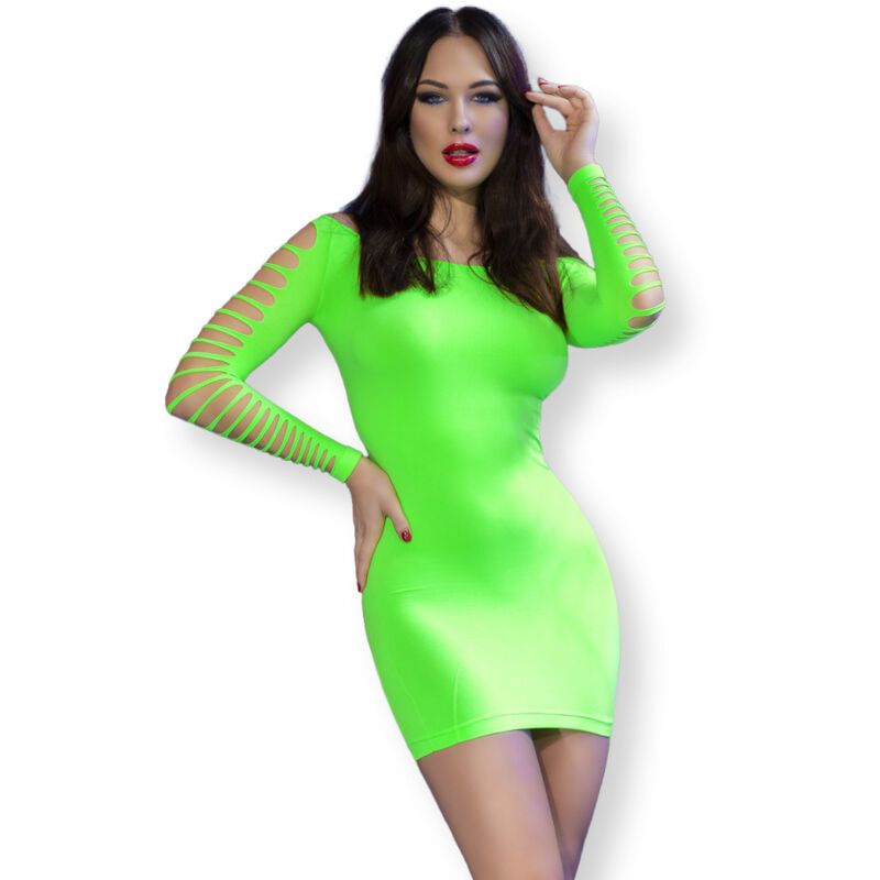 CHILIROSE - ABITO CR 4617 VERDE S/M CHILIROSE DRESSES
