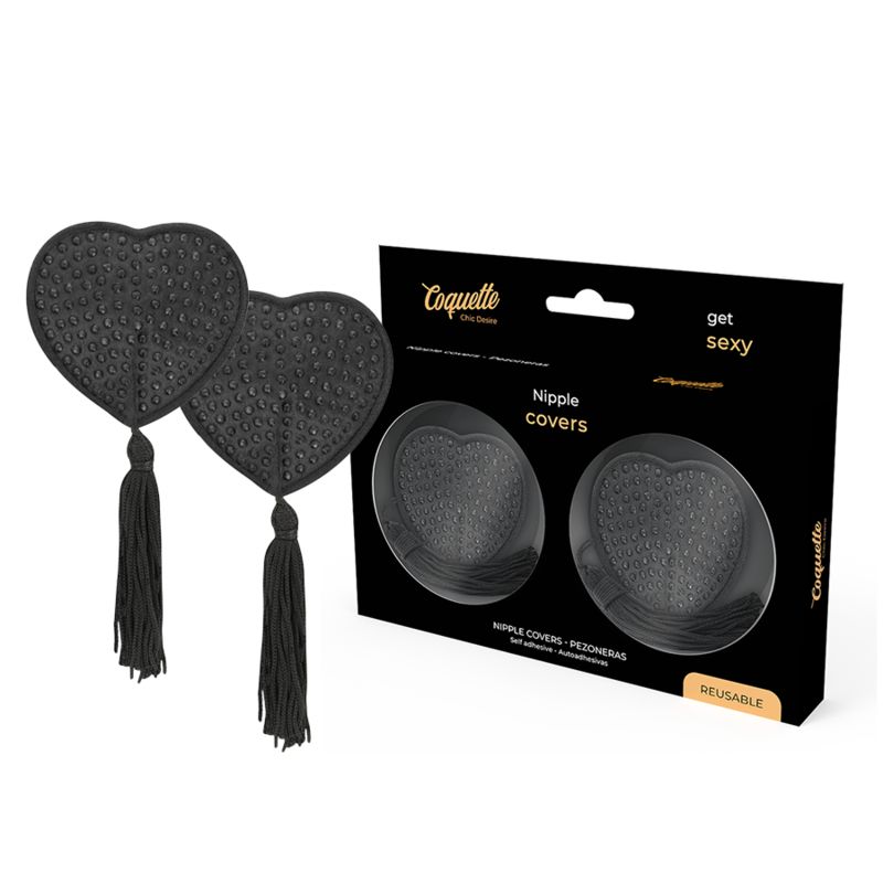 COQUETTE CHIC DESIRE - COPRI CAPEzzoli NERI COQUETTE ACCESSORIES