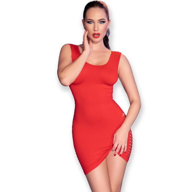 CHILIROSE - ABITO CR 4622 ROSSO S/M CHILIROSE DRESSES