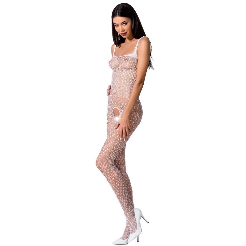 PASSION - WOMAN BS071 BODYSTOCKING BIANCO TAGLIA UNICA PASSION WOMAN