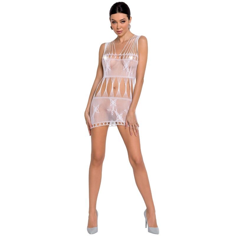 PASSION - WOMAN BS090 BODYSTOCKING BIANCO TAGLIA UNICA PASSION WOMAN