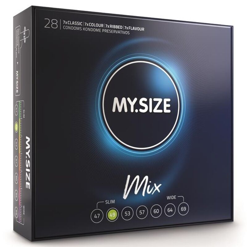 MY SIZE - MIX PRESERVATIVI 49 MM 28 UNIT MY SIZE MIX