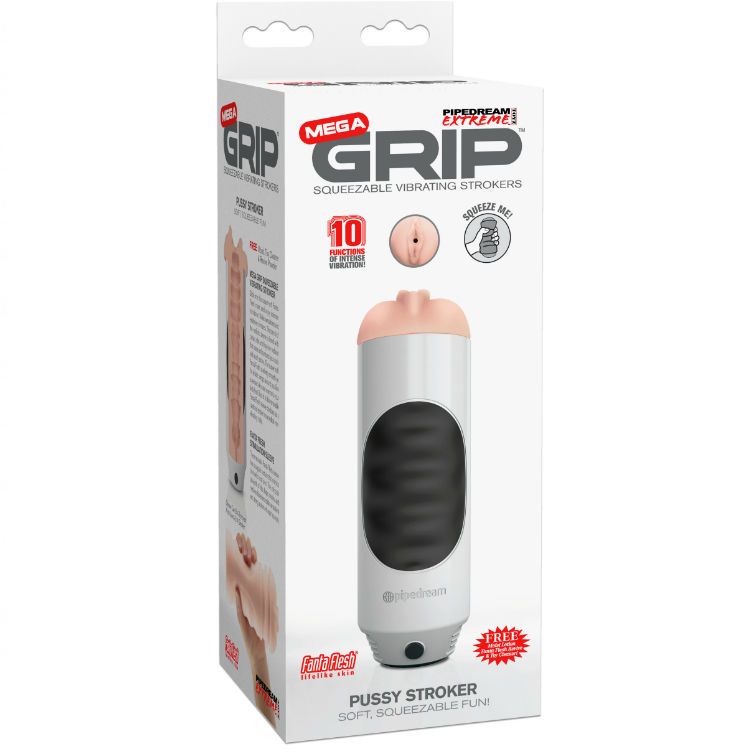 EXTREME TOYZ - VIBRATORE MASTURBATORE VAGINA PIPEDREAM MEGA GRIP EXTREME TOYZ