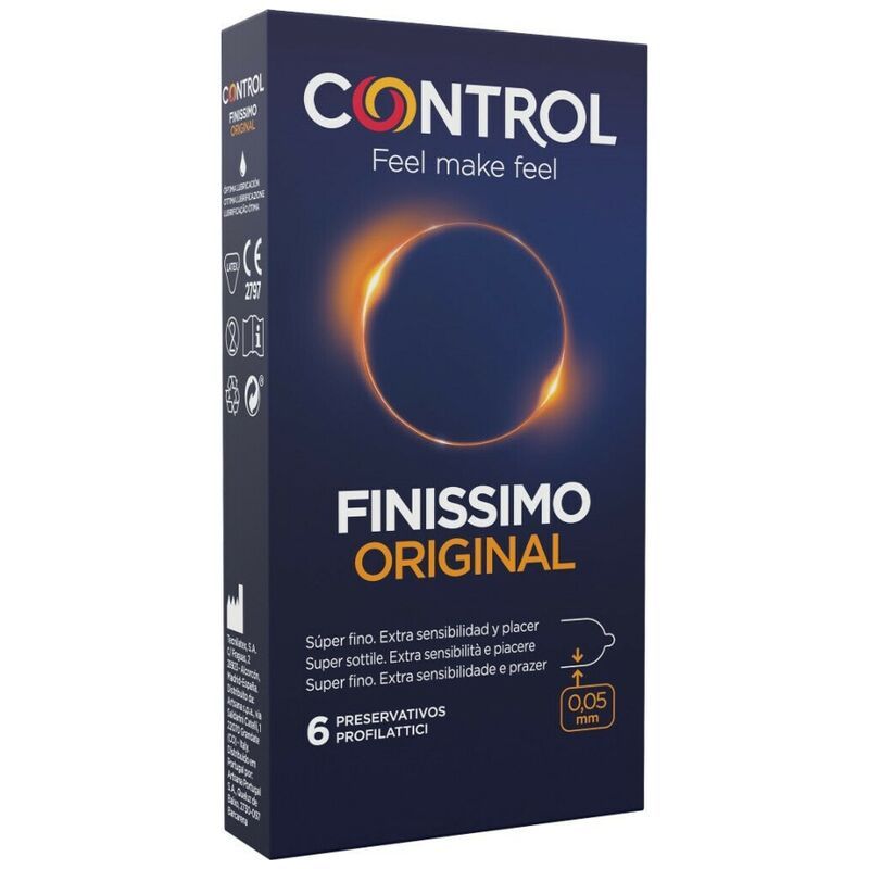 CONTROL - FINISSIMO ORIGINALE 6 UNITÀ CONTROL CONDOMS