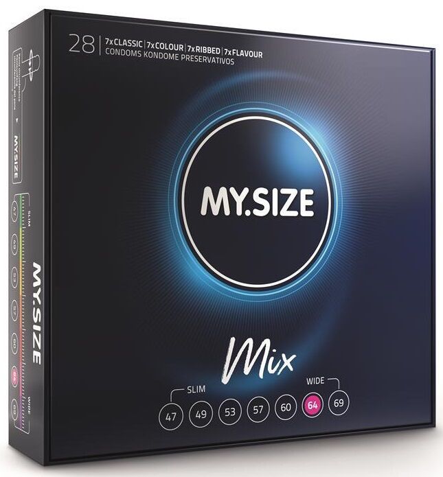 MY SIZE - MIX PRESERVATIVI 64 MM 28 UNIT MY SIZE MIX