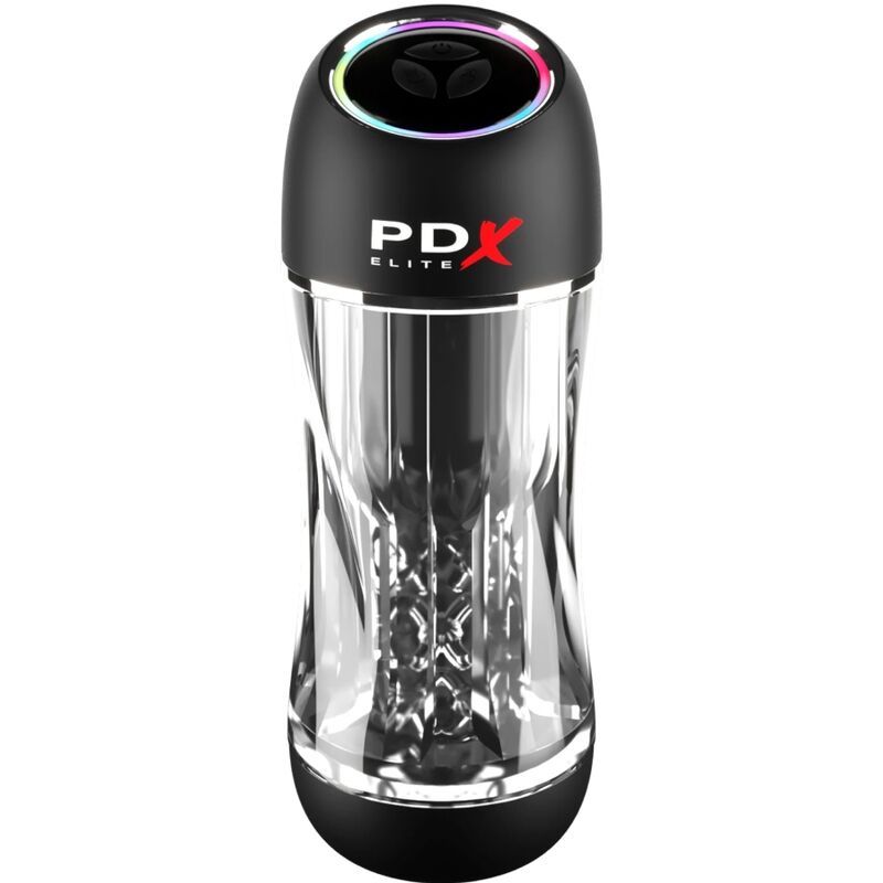 PDX ELITE - VIBRATORE STROKER VIEWTUBE PRO TRASPARENTE PDX ELITE