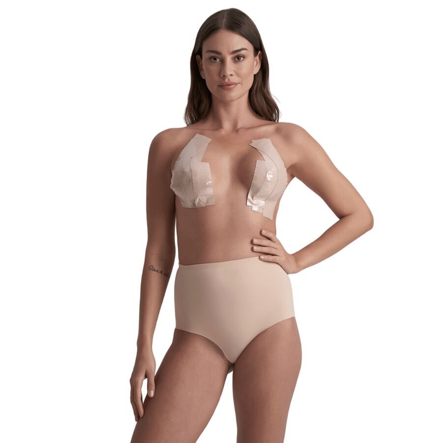 BYE-BRA - BODY TAPE DOUBLE SIDED CINTA DE DOBLE CARA BEIGE TALLA ÚNICA 5 x 500 CM BYE BRA - TAPES